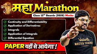 Complete Calculus Revision in Oneshot | Boards 2025 | Class 12th Math | Harsh Sir