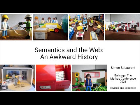 Semantics and the Web: An Awkward History