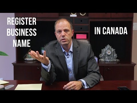 Register Business Name in Canada (name vs number)