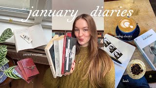 cosy winter days in January ☕️ (book shopping, journal eco-system, slow living, libraries + q&a)