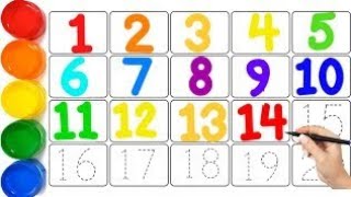 123 Writing for Kids | Learn Numbers 1 2 3 | Number Writing Practice | Primary Books Academy