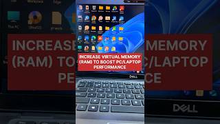 How to increase virtual memory ( RAM memory) in your pc/laptop - subscription @drtechcto #ytshorts