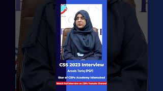 Mock Interview | CSS exam preparation from CSPs Academy, Islamabad  #csspreparation