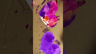 Watercolor Hearts #artforkids #processart #valentinesday