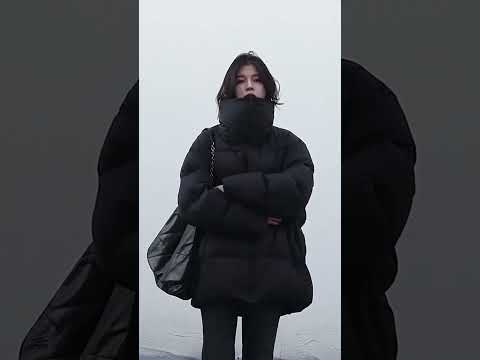 CHIC VEN Women's Lightweight Down Coat - Winter Bread Down, Lapel Collar #jacket #womensjacket
