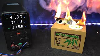This Panda Money Box BURNS Your Savings When You Hit 30 Volts!