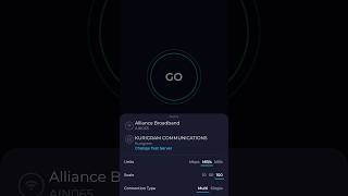 Alliance Broadband Speed Test by Ookla