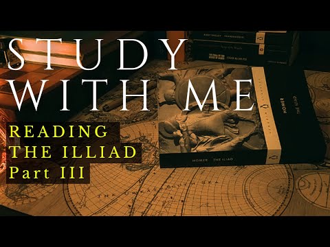 Eternal Quest for Knowledge - Day 005 | The Iliad, Part III | Soft Rain Sounds for Concentration