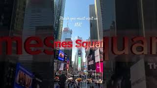 Must Visit theses places #cityguides #explorenyc #newyorkcity #nyctravel