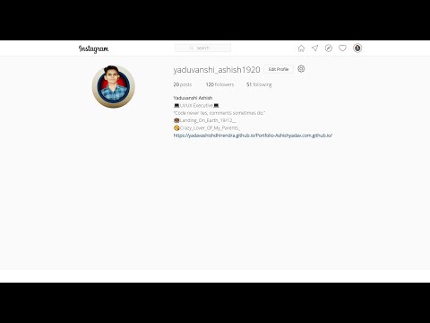 Instagram Clone Part-1 | HTML, CSS