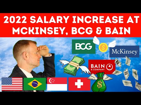 Salary increase at McKinsey, BCG and Bain (2022)! Well, at least if you start in the USA…