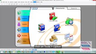 0.1 Financial Period & System Conversion Date in SQL Accounting System