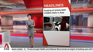 Asian economies cautiously eye surging oil prices | East Asia Tonight 9 March
