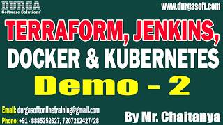 TERRAFORM, JENKINS, DOCKER & KUBERNETES tutorials || by Mr. Chaitanya On 20-02-2026 @7:30AM (IST)