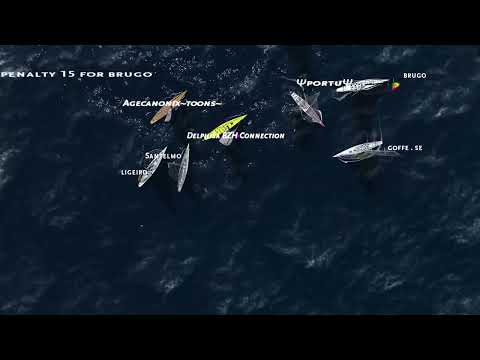 Portu breaking Rule 2 "Fair Sailing" with 3 different boats
