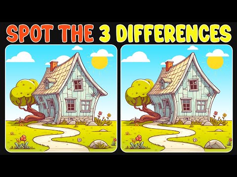 🧩🧠Spot the three differences : A puzzle to use your head. (A little difficult)#24