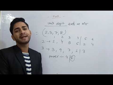 Number system part 4( unit digit part1 )