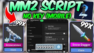 MM2 Script 🎅 *NO KEY* - Auto Farm Winter Tokens, Aimbot, Auto Shoot, Esp, No clip & More! ❄️