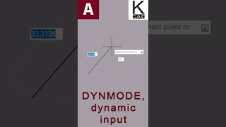 #autocad #tutorials #dynmode #dynamicinput - DYNMODE, dynamic input - DYNINPUT