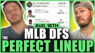 Top Arms & Bats to Kick Off the Week | MLB DFS Picks (8/18)
