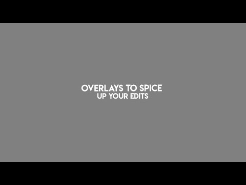 overlays for editing