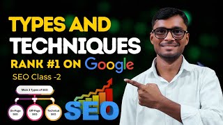 Types And Techniques Of SEO | SEO Tutorial For Beginners In Hindi 2026 | Rank #1 On Google. Class-2