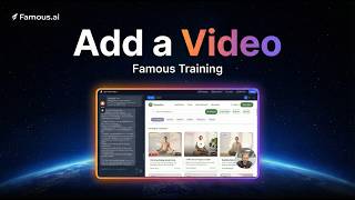 How to Insert a Video into Your Famous.ai Project