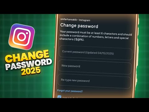How To Change Instagram Password 2025। If Forgotten