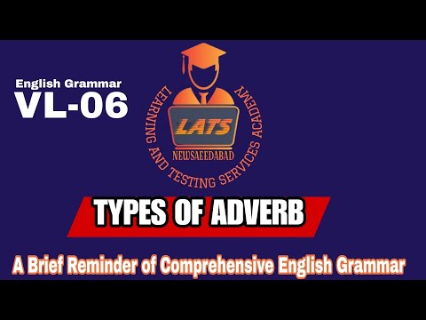Types of Adverb