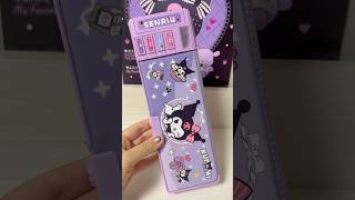 Kuromi Pencil Case 💜🖤 #sanrio #kuromi #kawaii #cute