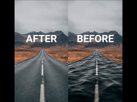 How To Create Wavy Effect In Photoshop ||| #photoshop #shorts  Tutorial (Easy)