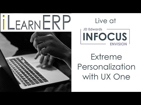 InFocus Deep Dive 2021 - Extreme Personalization with UX One