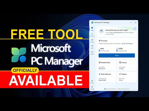 Microsoft PC Manager, All-in-one Utility Tool - Officially Available