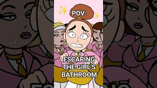 POV: You Just Wanted to Pee but the Girls’ Bathroom is a Full-On Makeup Concert 🎤💄🚪