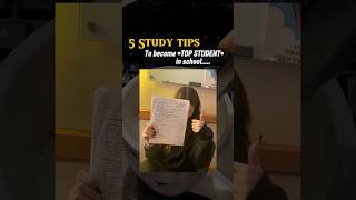 Become a *TOP STUDENT* in school 🎒🏫😱 #studytips #study #studymotivation #motivation #studywithme