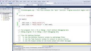 CPP 101   Ein und Ausgabe