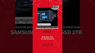 SAMSUNG 990 PRO SSD 2TB PCIe 4.0 M.2 2280 Internal Solid State Hard Drive
