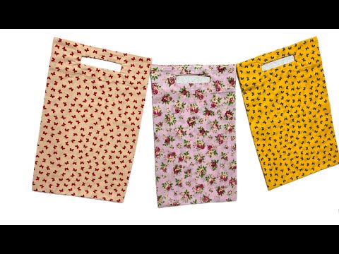 Gift bags:a creative way to say goodbye to plastic\Reducing plastic consumption by sewing fabric bag