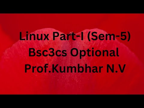 sem-v (Linux Os)unit -1
