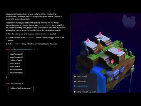 Apple Swift Playgrounds - Learn to Code 1 - Slotted Stairways