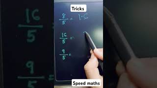 Divide by 5 #speedmathstrick #maths #tricks #mathtricks #calculationtricks