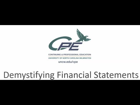 Demystifying Financial Statements