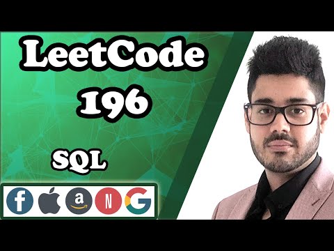 Leetcode 196 - Delete Duplicate Emails | SQL CTE Interview Question