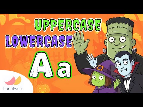 Halloween ABC Song | Uppercase & Lowercase Alphabet Song for Kids | Spooky Learning Video