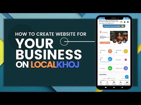 Localkhoj How To Create Business Website Guide(Find Near by Businesses) #Localkhoj #vocalforlocal