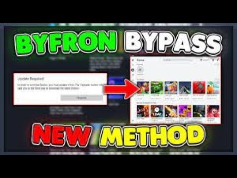 NEW! ROBLOX EXECUTOR BYPASS BYFRON! 2024