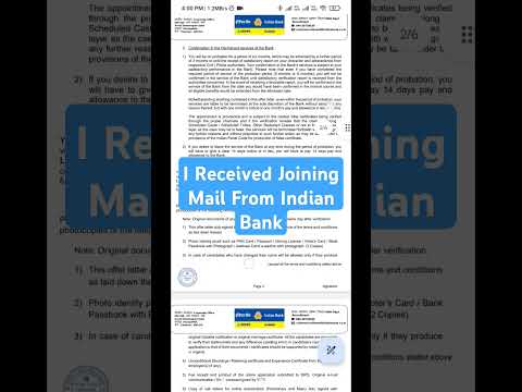 I Received Joining Mail | Indian Bank Clerk| IBPS Clerk Training in Lucknow #ibps #ibpsclerk