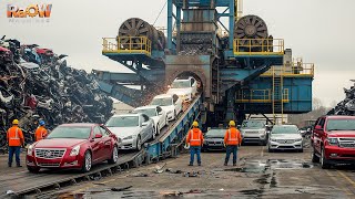 30 Most Insane Shredding & Crushing Machines That Obliterate Everything |  Scrap Processing #22