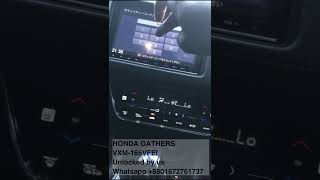 Honda Gathers vxm-155vfei unlock for Jamaican customer