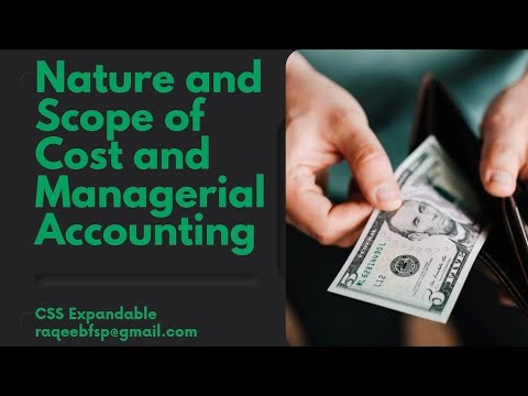Nature and Scope of Cost and Managerial Accounting #css_accounting